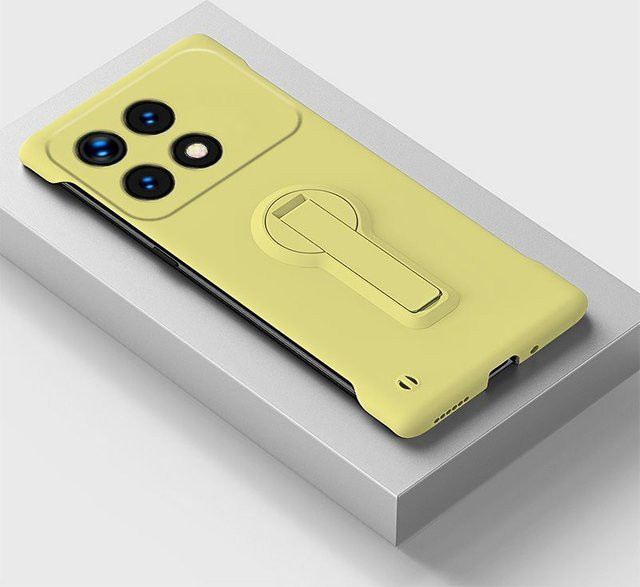 Xiaomi Handyhülle mit Drehständer aus hartem PC für Poco X7 X6 F7 Ultra F6 F5 M6 Pro F3 in Lila - Bild 1