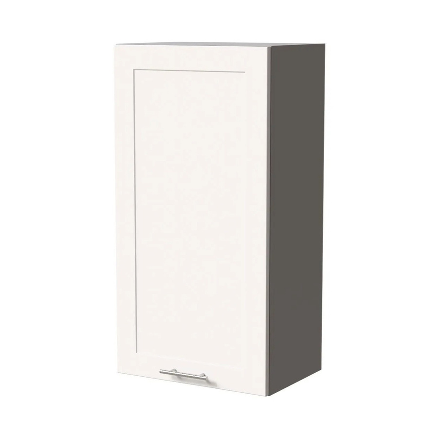 Feldmann-Wohnen Hängeschrank Oslo modern in Grau und Weiß Matt, B/T/H: 50 x 32,5 x 96 cm - Bild 2