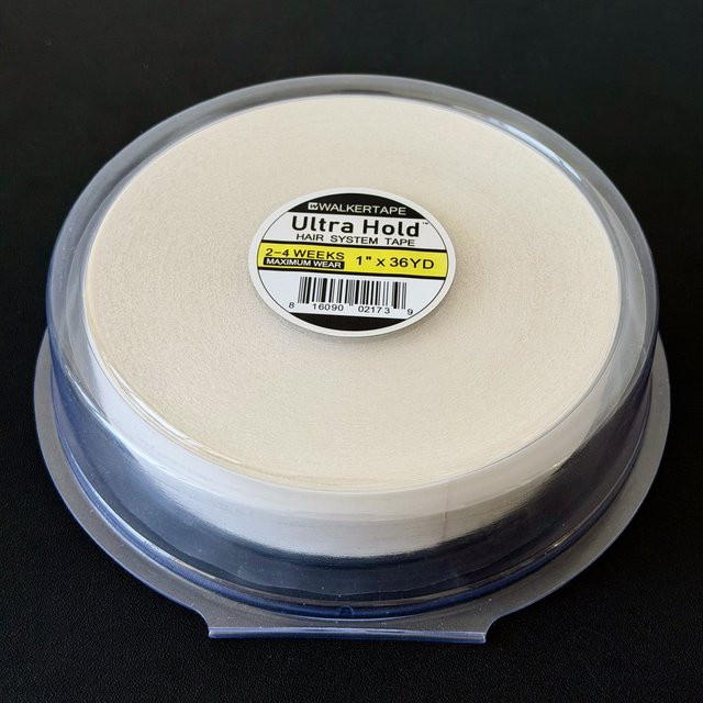 3 Yards Ultra Hold Weißes Haartape mit Etui, wasserdichtes Klebeband für Spitzenperücken, Toupets und Haarteile - Bild 1