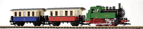 Piko G 37130G Start-Set Personenzug BR 80 mit 2 Personenwagen in Bunt/Mehrfarbig