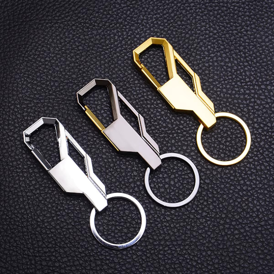 Schlüsselanhänger, 3-farbig, silberfarben, Metall, Unisex - Bild 2
