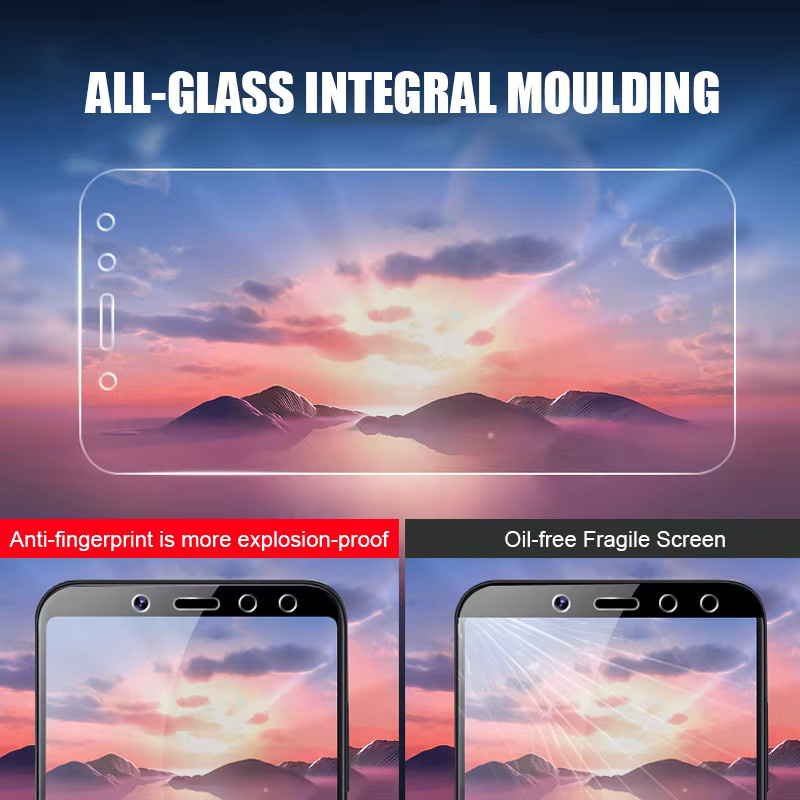 3 Stück Displayschutzfolien aus gehärtetem Glas für Xiaomi Redmi 9A A1 A2 Plus 9C NFC in Transparent - Bild 5