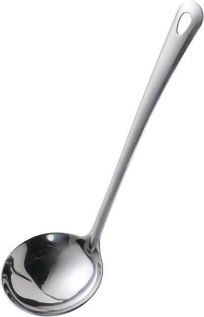 Kesoto Servierlöffel aus Edelstahl in Silber, poliert, für Soßen, Salat und Dressing - Bild 1