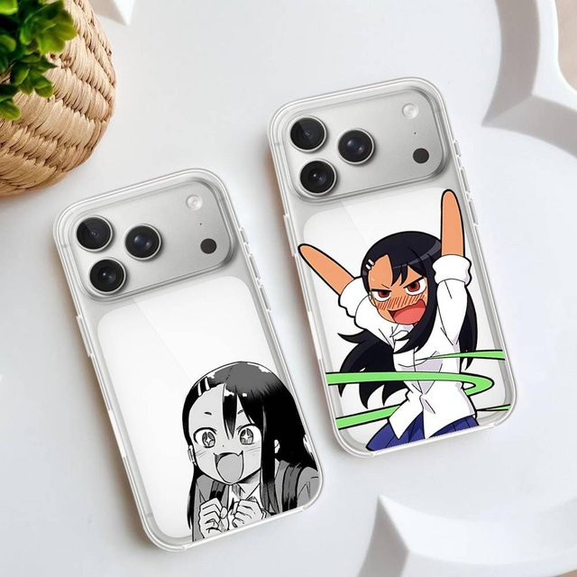 Mesuca Transparente Handyhülle im Hayase Nagatoro Design für iPhone Modelle - Bild 1