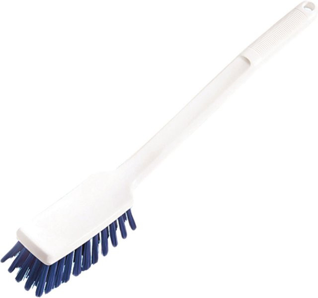 Diversey Stielbürste mit langem Griff, hart, blau, 2er Pack, B/T/H: 40 x 4,8 x 3,5 cm - Bild 1