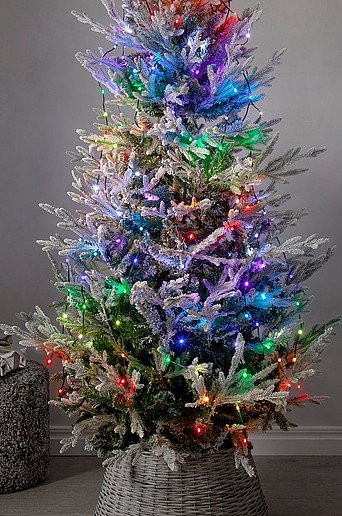 Smart Tree Weihnachtsbaumbeleuchtung von Star Trading mit RGB LED, Fernbedienung, Timer und Tuya App-Steuerung für Amazon Alexa und Google Assistant, mehrfarbig grün - Bild 1