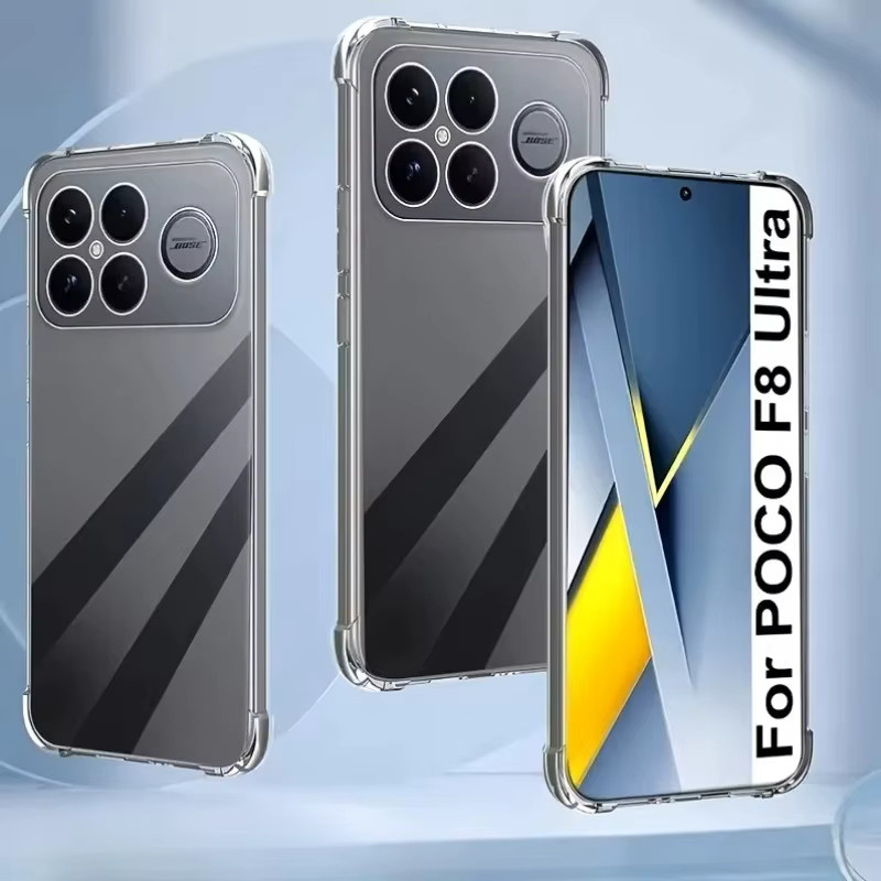 EUCAGR Transparente TPU Silikon Schutzhülle für Xiaomi Poco F8 Pro und Poco F8 Ultra - Bild 4