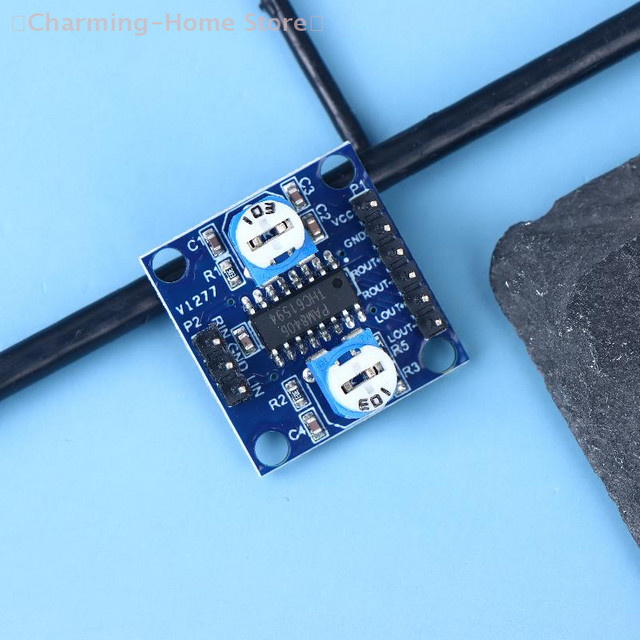 PAM8406 Digitalverstärkermodul Stereo-Audiomodul mit Lautstärkepotentiometer in Blau - Bild 1
