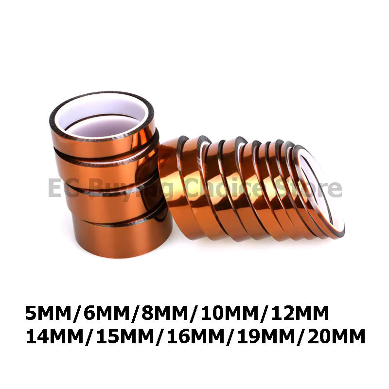 EC Buying Hochtemperatur-Wärmeband aus Polyimid als isolierendes Klebeband zum Schutz deiner 3D-Drucktafel - Bild 2