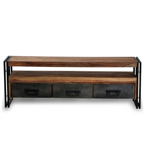 SIT Lowboard PANAMA aus Akazienholz und Metall in Braun, B/H/T: 160 x 40 x 55 cm - Bild 4