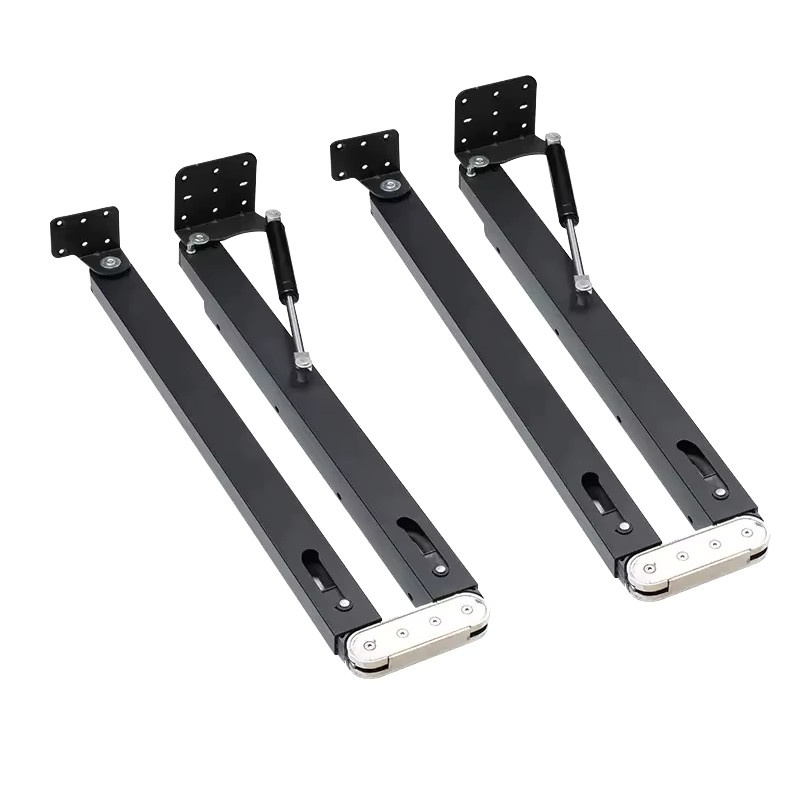 Multifunktionaler Push-Pull Klapptisch von SSOUIM mit versteckter Teleskop-Aufbewahrung und Hardware - Bild 5