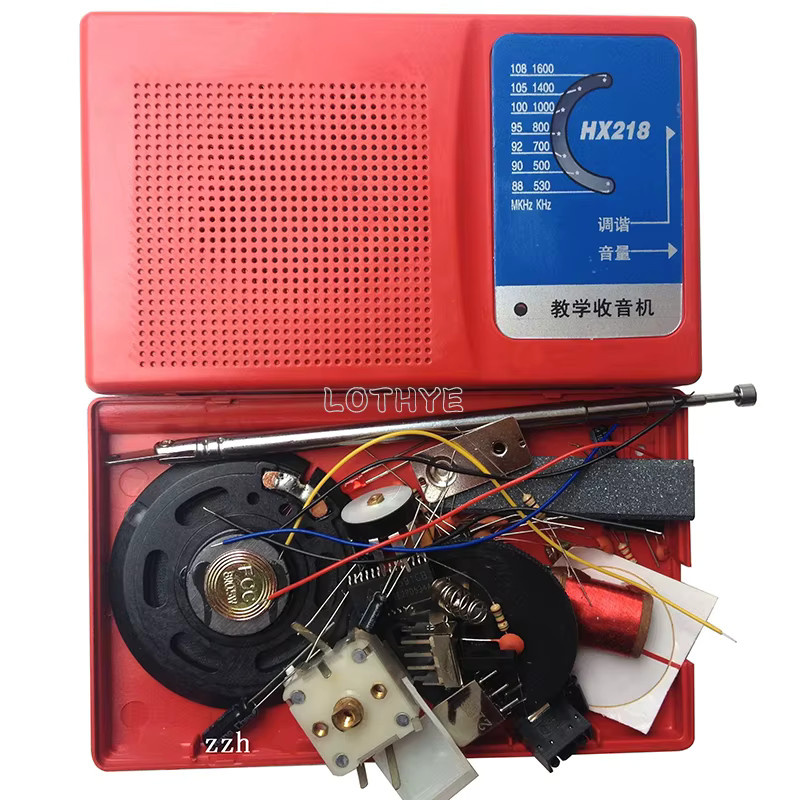 LOTHYE FM AM Red Radio DIY Elektronikbausatz für Schule und Ausbildung - Bild 3