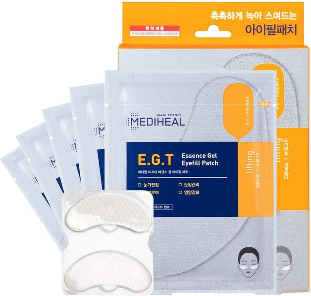 E.G.T Essence Gel Augenfolien-Patch, 5er-Set, Kollagen, Aloe Vera, Unisex - Bild 1