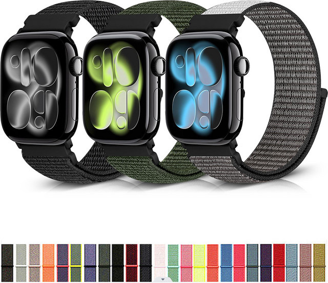 NEY Uhrenarmband Nylon, Bunt, Unisex - Bild 1