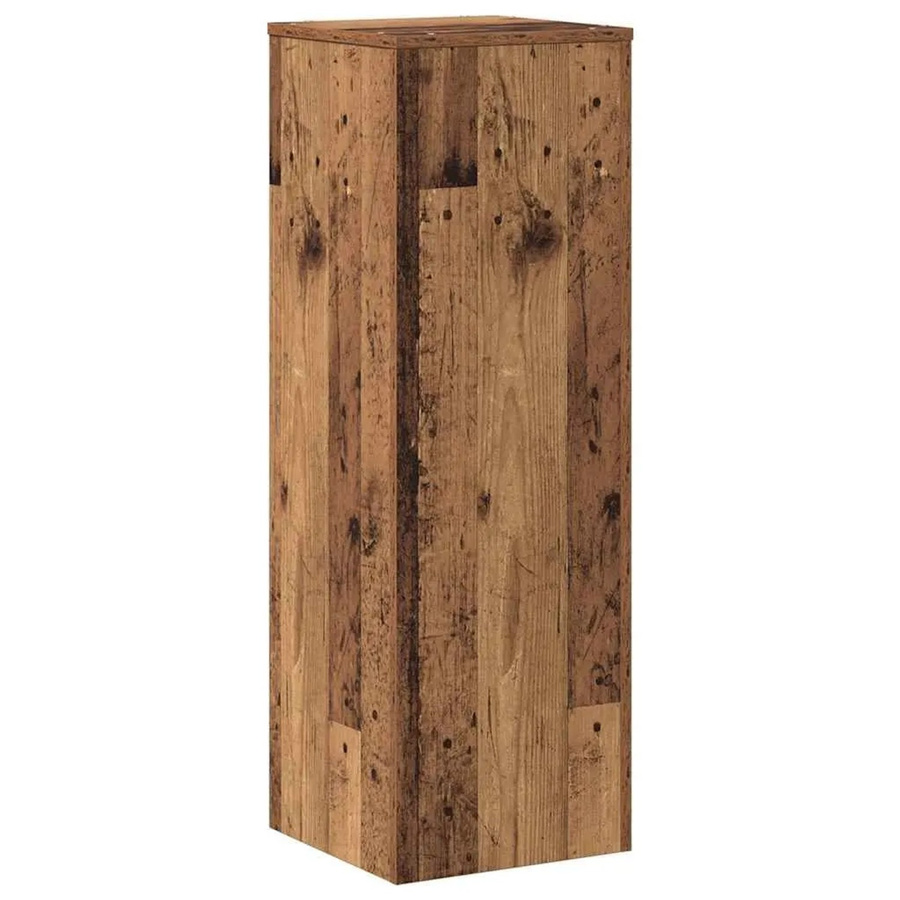 vidaXL Pflanzenständer in Altholz-Optik aus Holz, braun, B/T/H: 33 x 33 x 100 cm - Bild 2