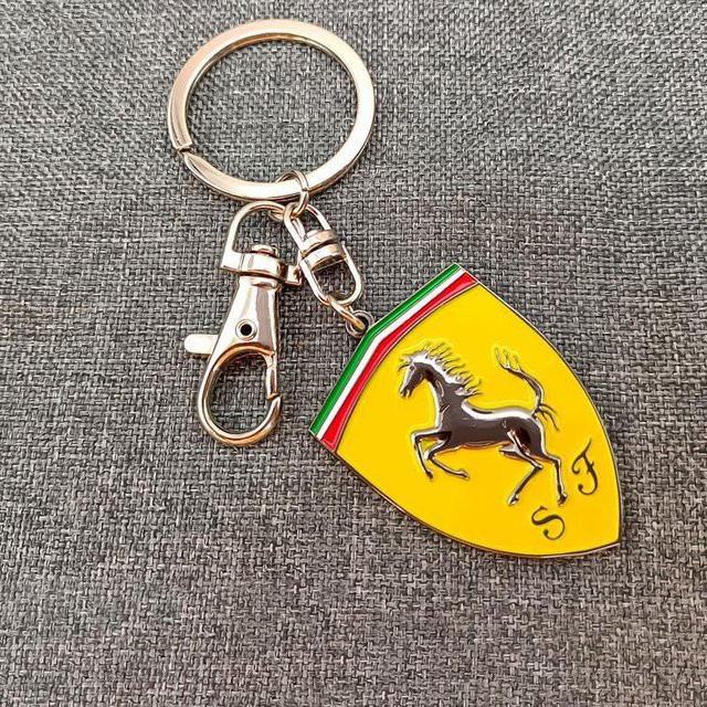 Ferrari Schlüsselanhänger, Edelstahl, gray, Unisex - Bild 1