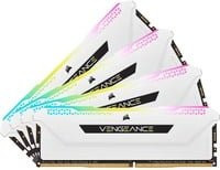 Corsair Vengeance RGB Pro DDR4 Arbeitsspeicher Quad-Kit 64 GB, 4 x 16 GB, 3200 MHz, Weiß - Bild 1