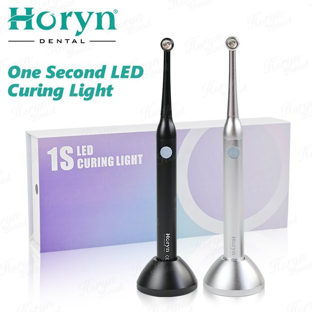 Horyn Kabelloser LED-Photopolymerisator Typ 1S für die zahnärztliche Aushärtung in Schwarz - Bild 1