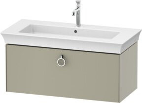 Duravit Waschtischunterschrank ohne Aufsatz White Tulip in Mattweiß, B/H/T: 98,4 x 41 x 45,8 cm - Bild 1