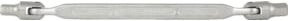 KS Tools Innensechskant-Doppel-Gelenkschlüssel aus Chrom-Vanadium in Silber, 17 x 19 mm - Bild 1