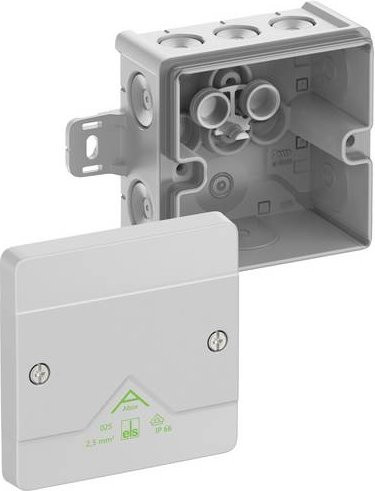 Spelsberg Abzweigkasten 80240101 Grau IP66 B/T/H: 8,7 x 8,7 x 5,2 cm - Bild 1