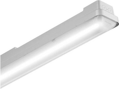 Trilux Oleveon F12L LED-Feuchtraumleuchte Grau, 47W, IP66, Deckenleuchte für Badezimmer - Bild 1