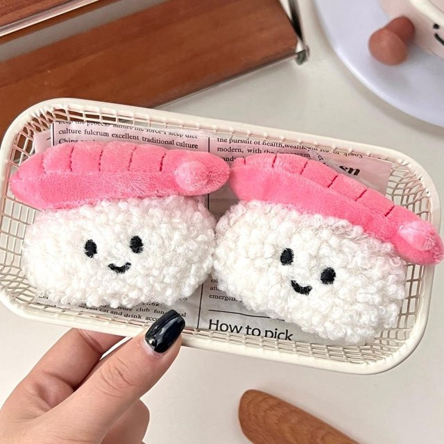 Linyi toy Schlüsselanhänger Sushi Puppe, Plush, pink, Unisex - Bild 1