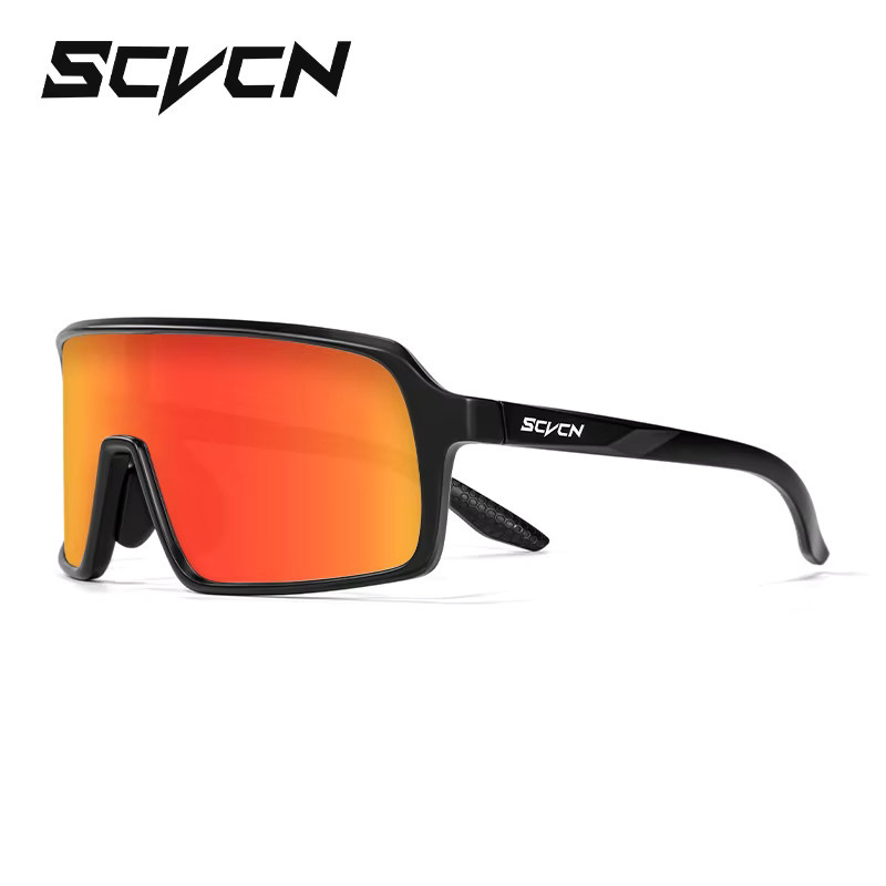 SCVCN Sonnenbrille, Vollrand, Kunststoff, Black, Unisex - Bild 2