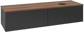 V&B Waschtischunterschrank Antao ohne Frontstruktur in Weiss, B/T: 160 x 50 cm - Bild 1