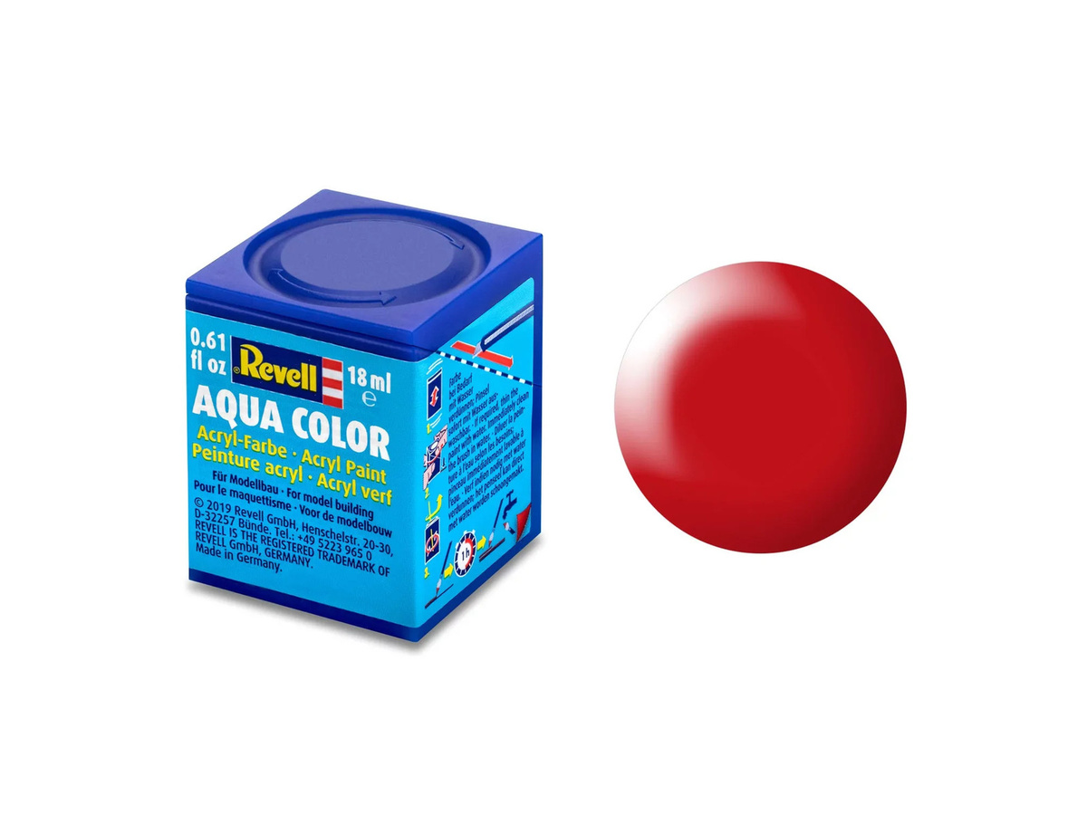 Revell Aqua-Farbe Leucht-Rot, seidenmatt, 18ml - Bild 4