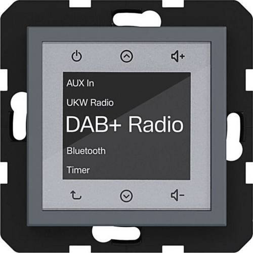 Hager Unterputz-Radio WAN6111AT in Anthrazit mit Bluetooth und DAB+ - Bild 1