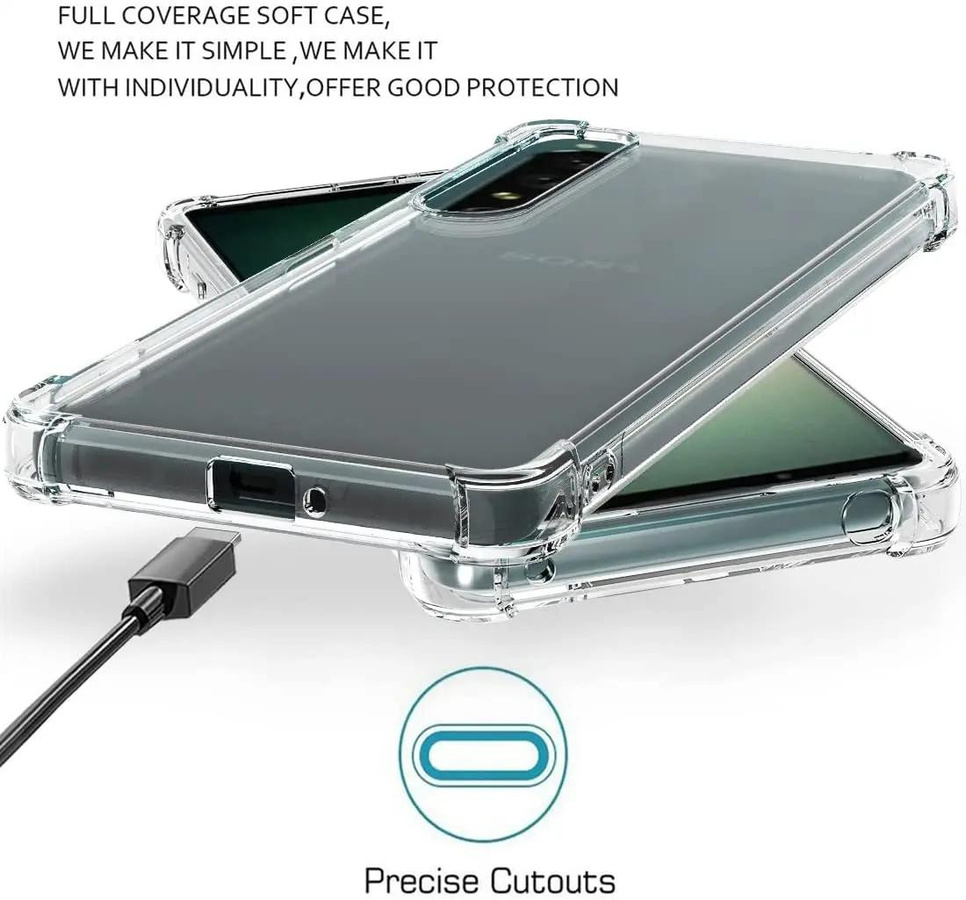 Stoßfeste TPU Handyhülle für Sony Xperia 1 III und Xperia 1 IV in Transparent - Bild 5