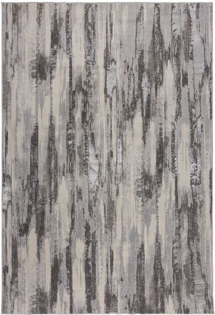 Abstrakt Design Teppich Kadima Design in Silber und Grau B/T: 150 x 80 cm - Bild 1
