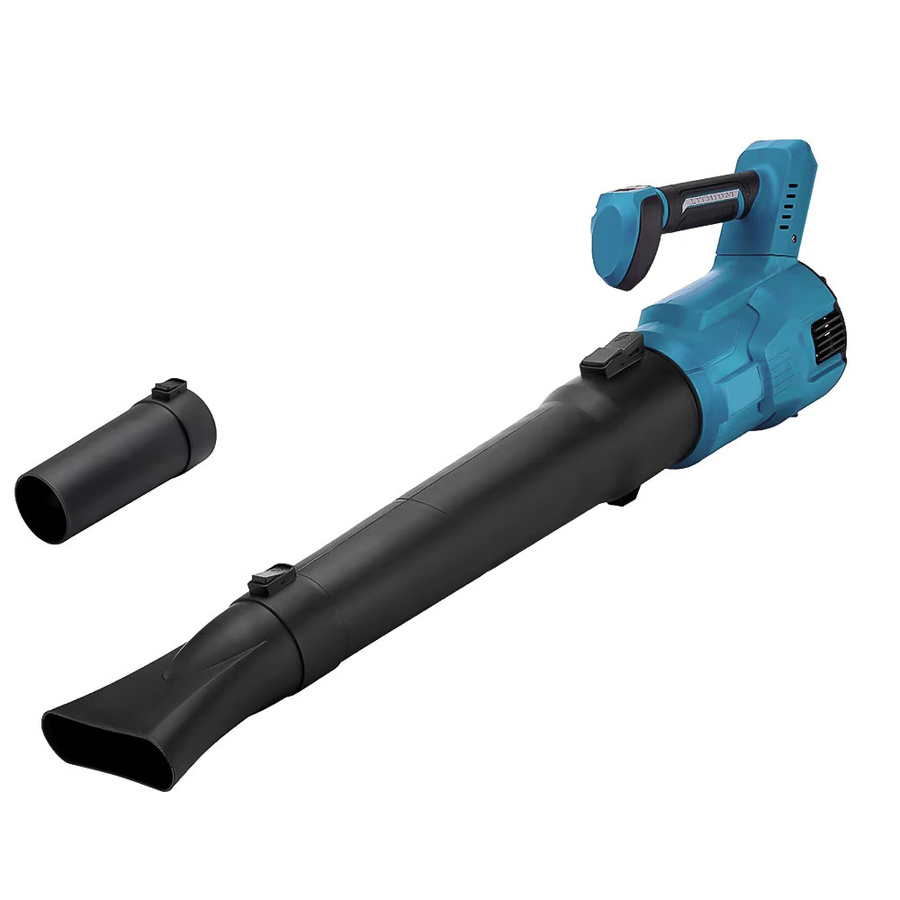 Podofo Kabelloser Bürstenloser Laubbläser in Blau für Makita LXT 18V Akku mit 580 CFM, 190 MPH und 3 Geschwindigkeiten inklusive Düsen - Bild 4