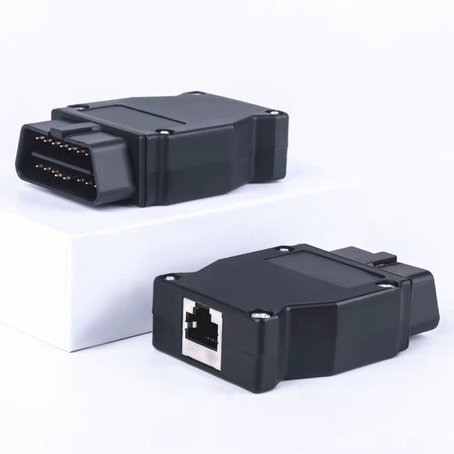 OBDII ENET Ethernet zu OBD2 16Pin Adapter für BMW Codierung Interface mit USB-C Anschluss in Schwarz - Bild 4