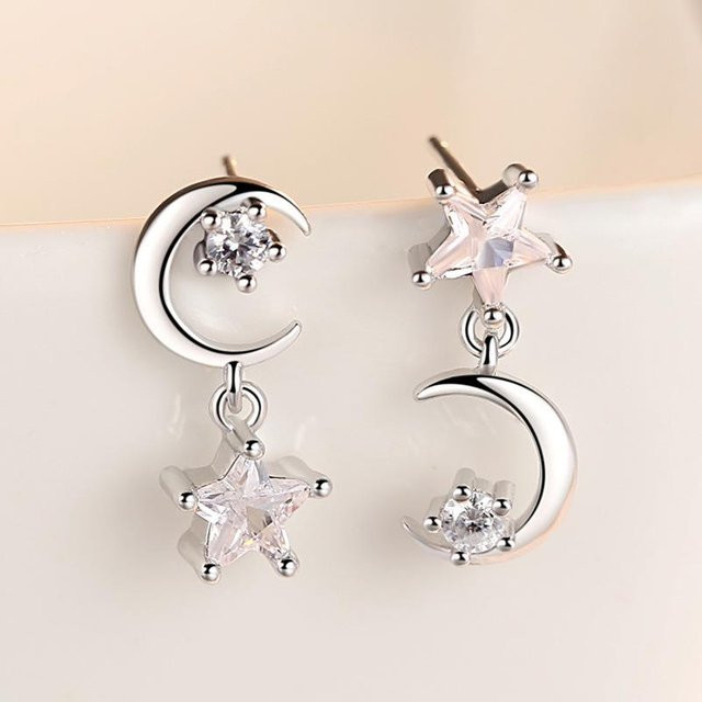 Lucky Star Jewelry Ohrringe, Silber, Zirkonia, Damen - Bild 1