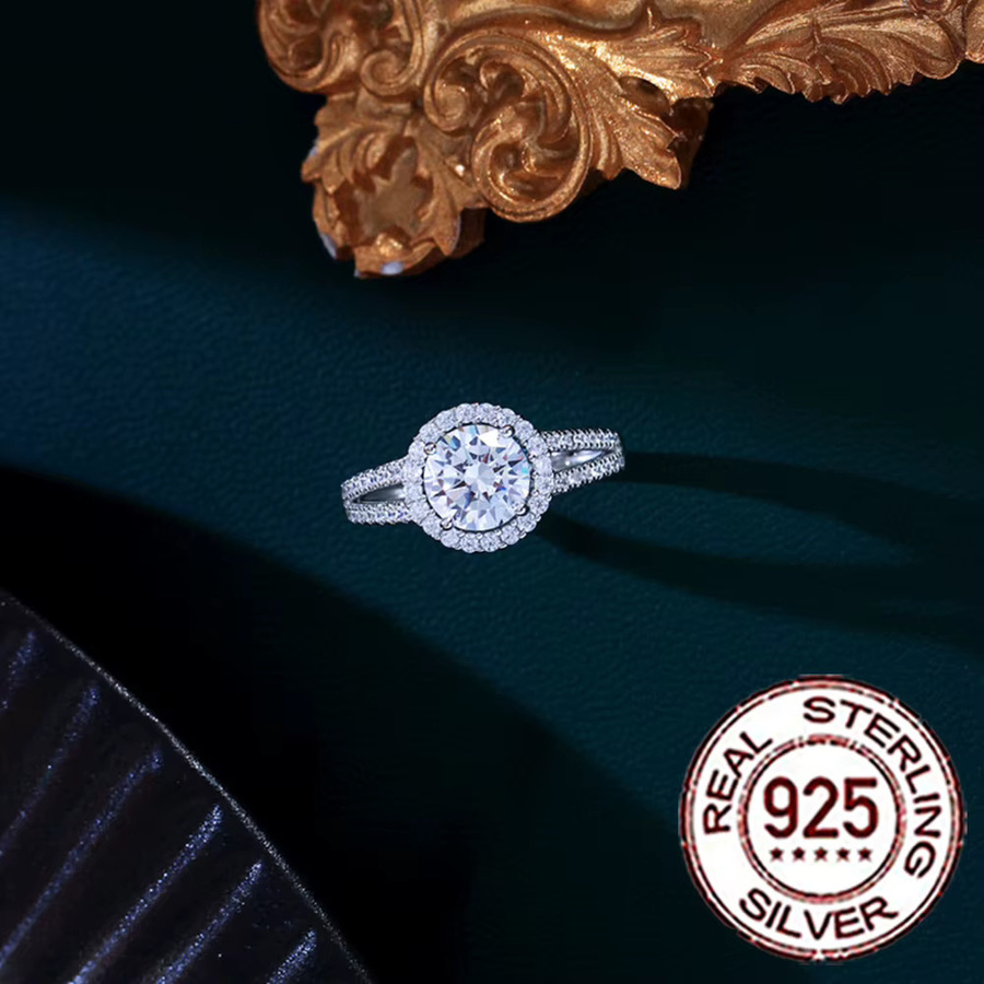 Cww zircons Ring, 925 Silber, Zirkonia, Damen - Bild 5