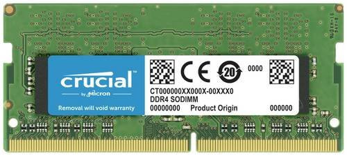 Crucial Laptop-Arbeitsspeicher Kit DDR4 64GB (2 x 32GB) 3200MHz SO-DIMM 260-Pin CL22 CT2K32G4SFD832A Grün - Bild 1