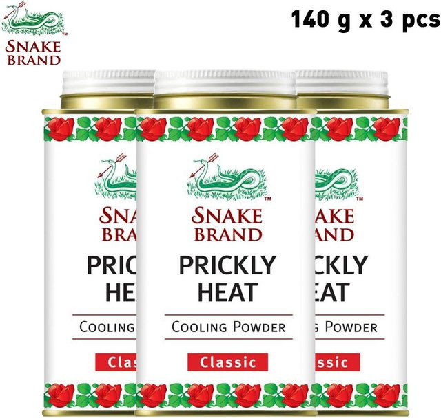 Snake Brand Prickly Heat Cooling Powder Classic, Körperpuder, Unisex - Bild 1