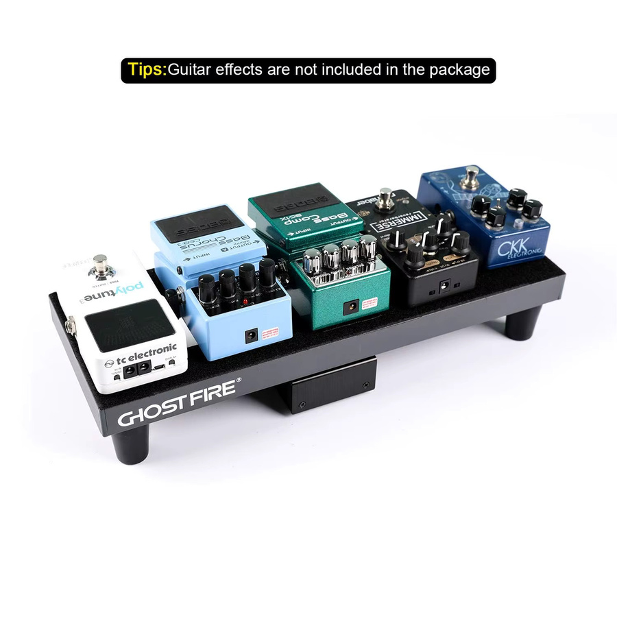 Ghost Fire Gitarrenpedal Board aus Aluminiumlegierung in Schwarz, Super Light Effektpedalboard - Bild 5