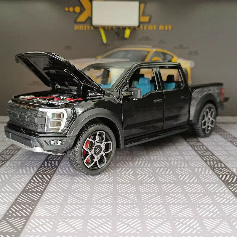 Ford Raptor F-150, Legierungsautomodell, 1:20, mit Ton- und Beleuchtungsfunktionen - Bild 1