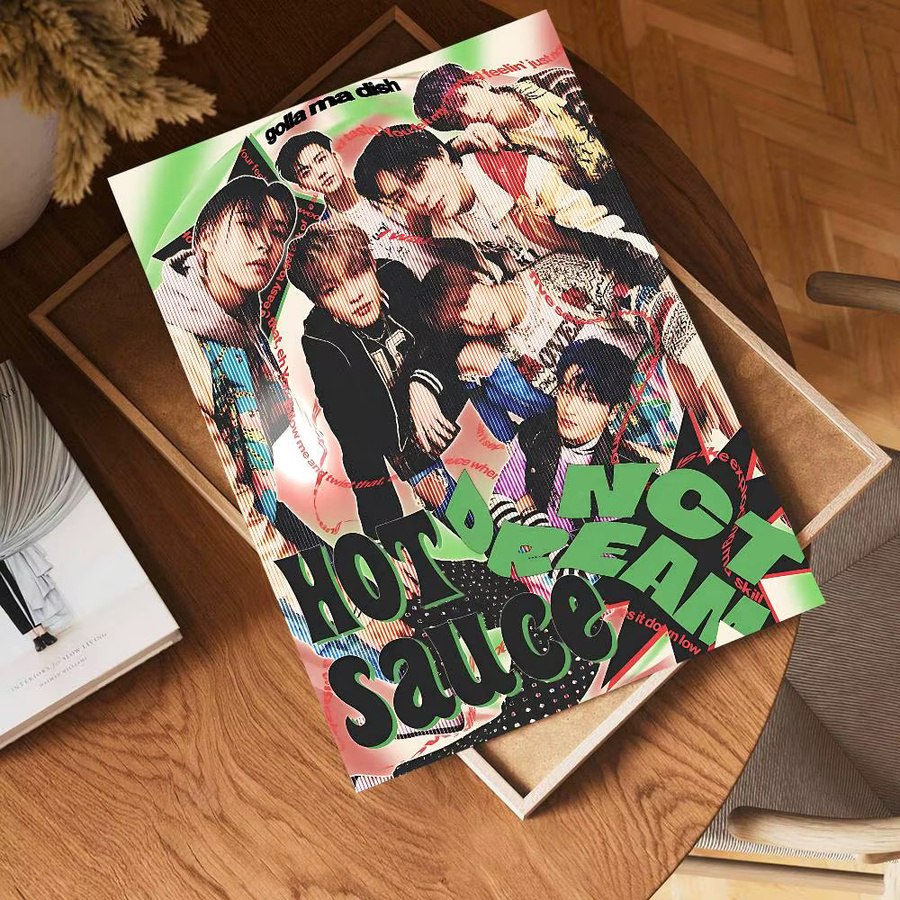 NCT DREAM DIY Sticky Poster Whitepaper Kunstwerk in Weiß für Nordic Home Decor - Bild 5
