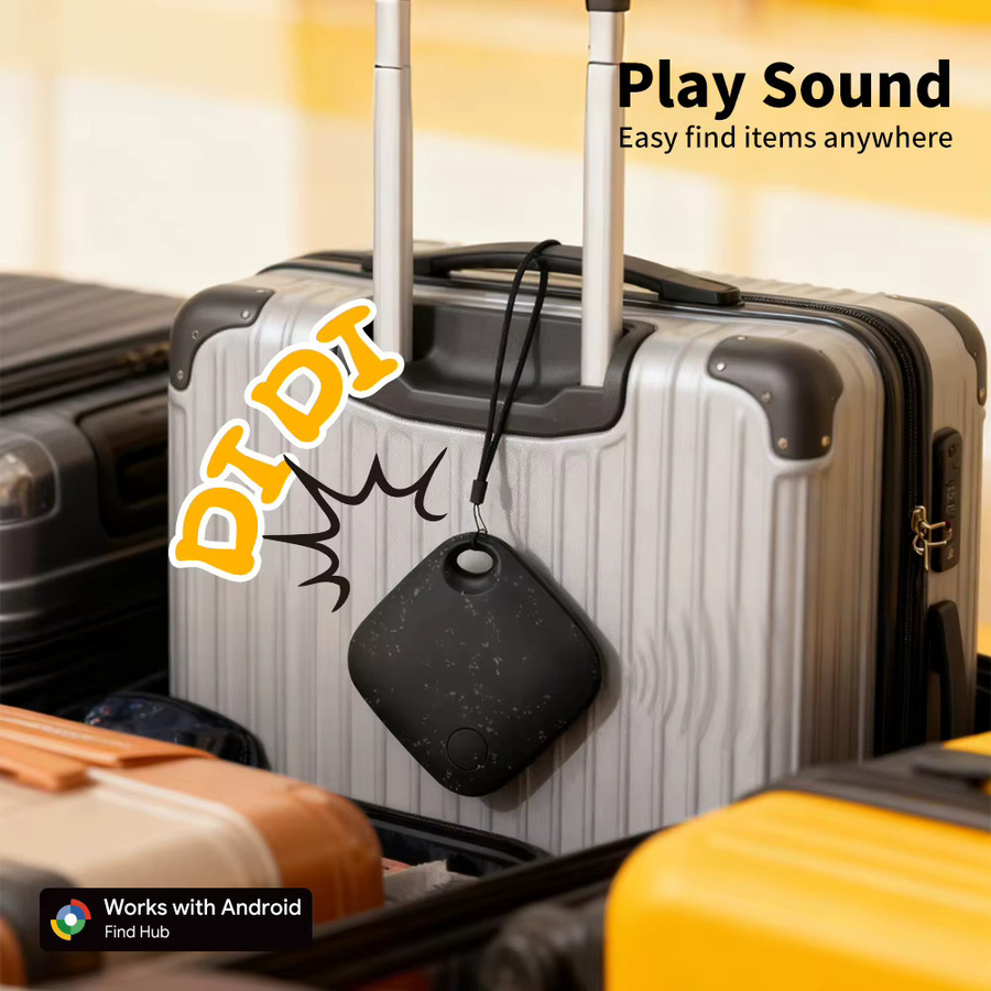 Smart Tag Standort-Tracker für Android und Google Find My Device, Schlüsselfinder mit GPS-Positionierung, Farbe: Schwarz - Bild 3