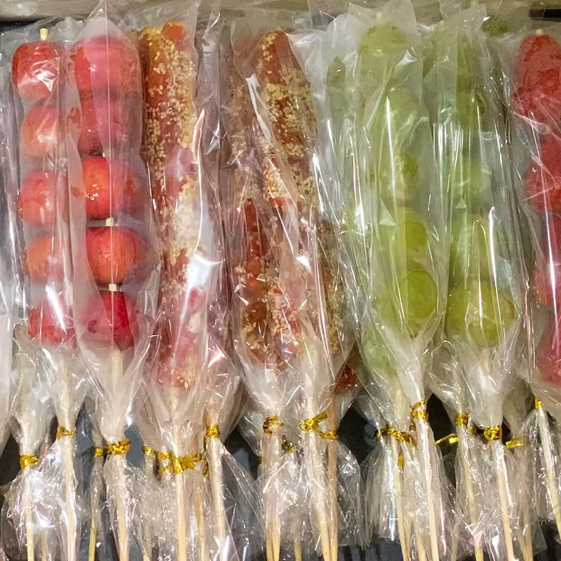 50 Stück transparente Zellophan Taschen von YONGSNOW für Süßigkeiten und Geschenke zur Dekoration von Hochzeiten, Geburtstagen oder Weihnachten - Bild 1