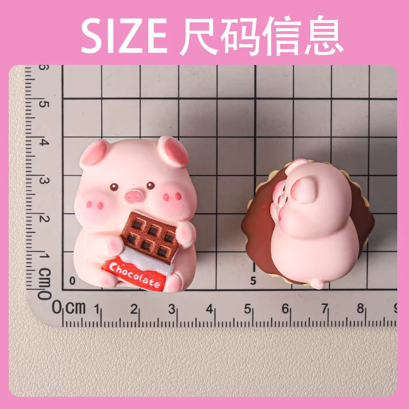 mobokono Schokoladen-Schweinchen-Figuren, Mini-Figurinen, 8-teiliges Set - Bild 5