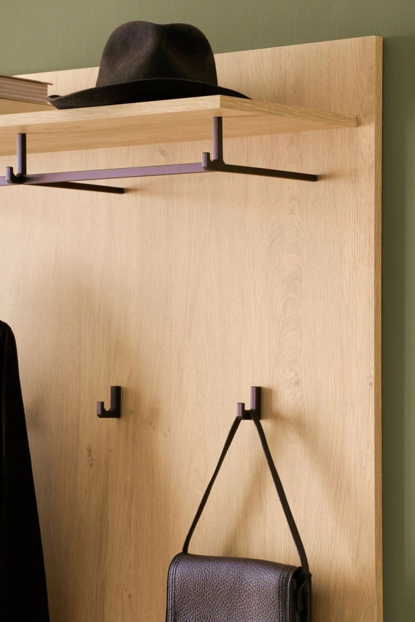 3-tlg. Garderobe Set Breda von Furn.Design in Eiche Matt, Breite: 90 cm, Höhe: 200 cm, Tiefe: 40 cm - Bild 2