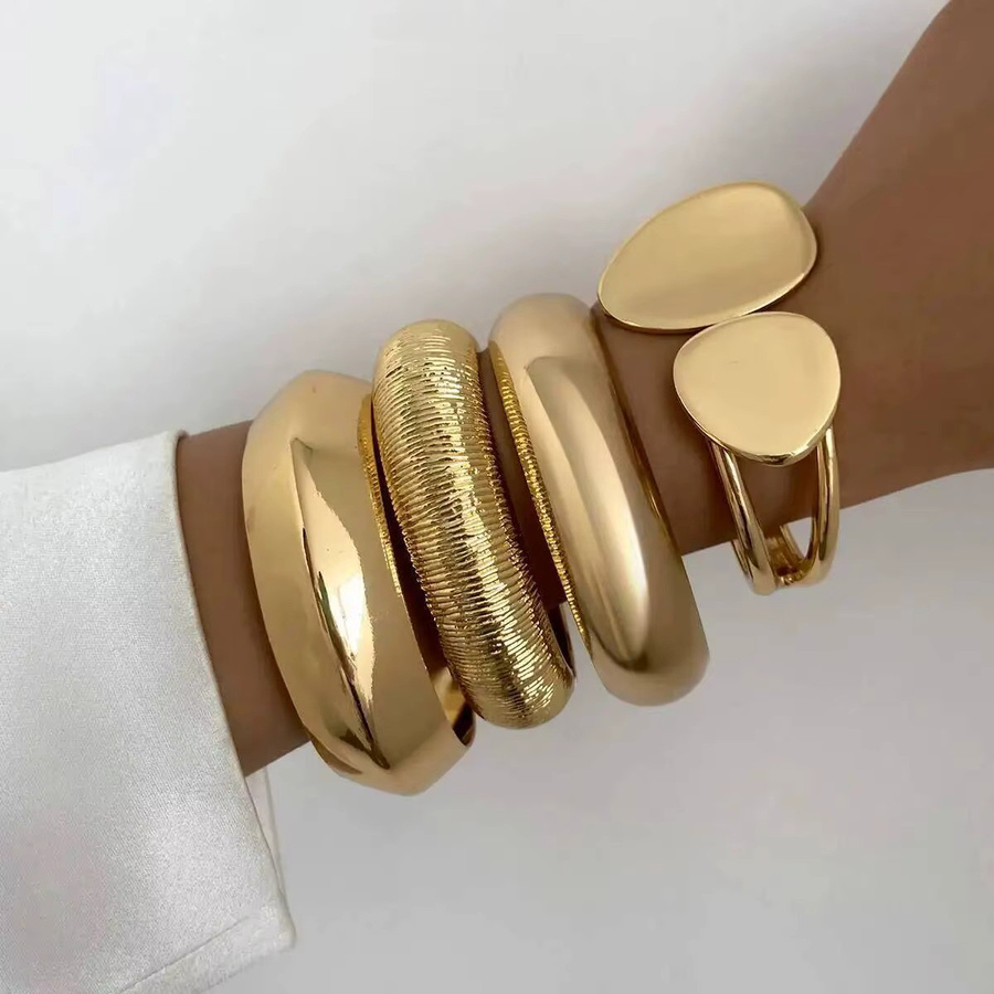 IngeSight.Z Armreif, Gold, Vintage, Damen - Bild 2
