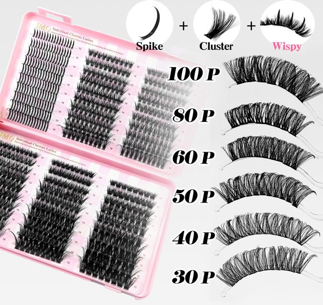 LAKANAKU Cluster-Wimpern, Manga-Stil, Unisex - Bild 1