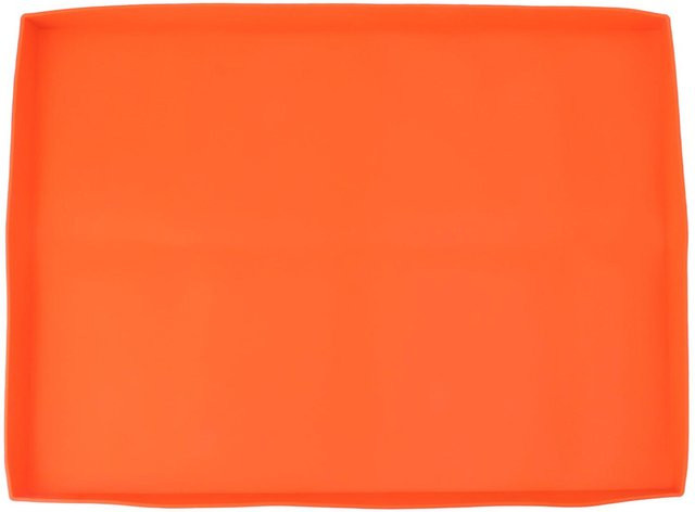 CosyHome Grillmatte aus Silikon in Orange zur Grillplattenabdeckung gegen Schmutz und Rost - Bild 1