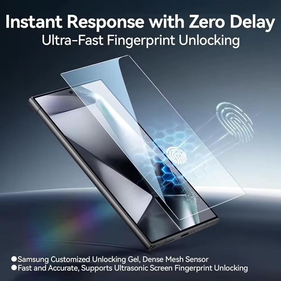 Samsung Panzerglas Displayschutzfolie transparent für S26 Ultra, S26 Plus, S26, S25 Edge, S25 Plus, S24 Ultra, S24 und S23 - Bild 3